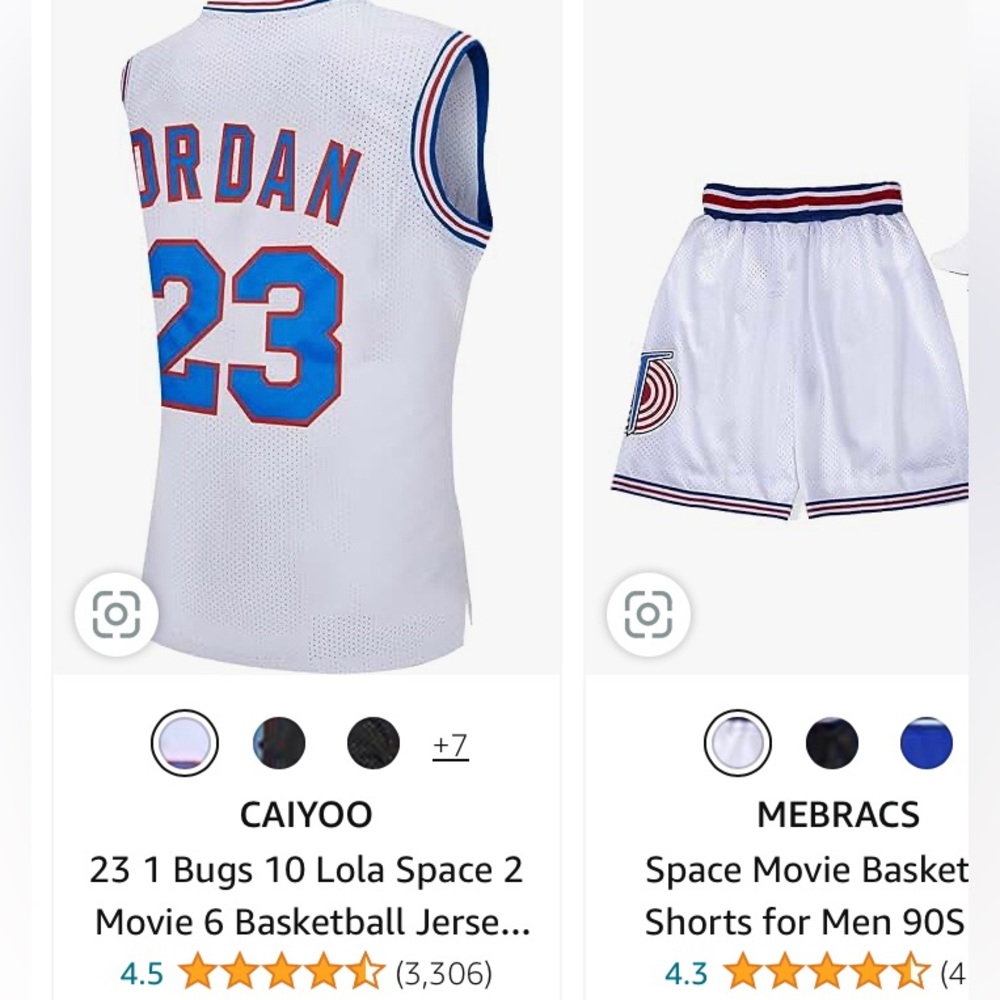 Boys size 8• Michael Jordan costume (space jam)